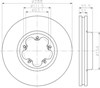 Ротор тормозной 8DD355120111 HELLA