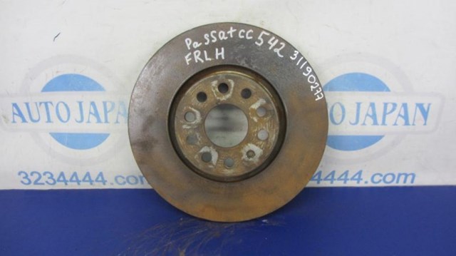 Тормозной диск передний volkswagen passat cc 08-12 1K0-615-301-AR