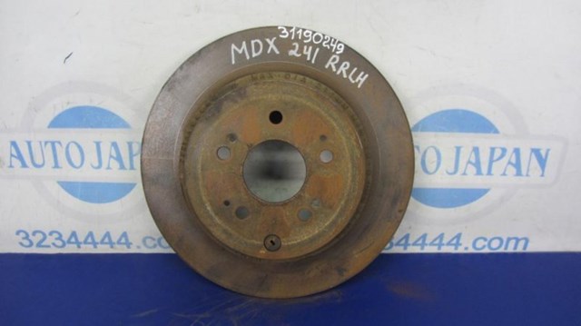 Тормозной диск задний acura mdx (yd2) 06-13 42510STXA00