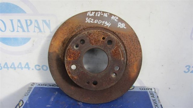 Тормозной диск задний acura ilx 12-16 42510-TR3-A00