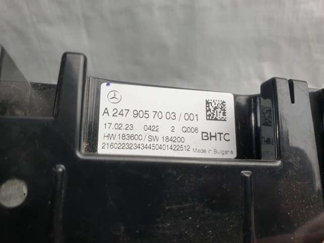 Регулятор вентилятора отопителя A2479057003 MERCEDES