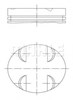 Поршня на 1 цилиндр, STD 0052400 MAHLE
