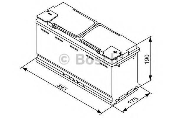 Акумулятор bosch 12в105аг950а29,4кг