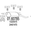 Глушитель  0160785 MTS