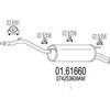 Глушитель выхлопных газов конечный 0161660