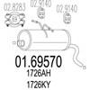 Глушитель  0169570 MTS