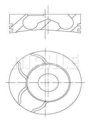 Поршень в сборе 0220902 MAHLE