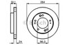 Передний тормозной диск 0986479020 BOSCH