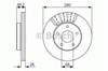 Диск тормозной передний 0986479678 BOSCH