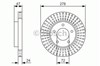 Передний тормозной диск 0986479A52 BOSCH