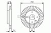 Диск тормозной передний 0986479A54 BOSCH
