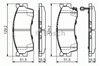 Передние тормозные колодки 0986494146 BOSCH