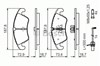 Тормозные колодки 0986494456 BOSCH