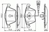 Колодки тормозные передние дисковые 0986494550 BOSCH