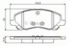 Тормозные колодки 0986495170 BOSCH