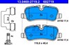 Комплект задних колодок 13046027192 ATE