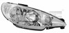 Фара левая передняя Peugeot 206