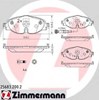 Колодки передние 256832002 ZIMMERMANN