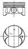 Поршень в сборе 40085600 KOLBENSCHMIDT