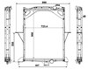 Радиатор охлаждения 529701 NRF