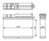 Радиатор печки 54307 NRF