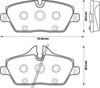 Колодки тормозные передние дисковые 573137J BENDIX