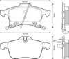 Колодки тормозные передние дисковые 573153J BENDIX