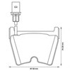 Колодки тормозные 573195J BENDIX