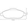 Колодки тормозные дисковые комплект 573241J BENDIX