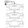 Колодки на тормоз задний дисковый 573303J BENDIX