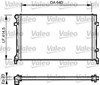 Радиатор 734332 VALEO