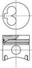 Поршень в комплекте на 1 цилиндр, 4-й ремонт (+1,00) 8710981110 NURAL