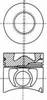 Поршень в комплекте на 1 цилиндр, STD 8728930000 NURAL