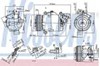 Компрессор системы кондиционирования 890071 NISSENS