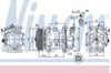 Компрессор хладагента 89053 NISSENS