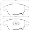 Колодки тормозные дисковые комплект 8DB355011811 HELLA