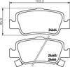 Задние дисковые колодки 8DB355013571 HELLA