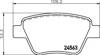 Колодки тормозные задние, дисковые 8DB355014021 HELLA