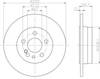 Задний дисковый тормоз 8DD355102721 HELLA