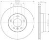 Тормозной диск 8DD355111281 HELLA
