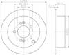 Задний тормозной диск 8DD355111421 HELLA