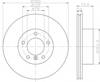 Ротор тормозной 8DD355111921 HELLA