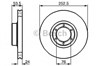 Передний тормозной диск 986478113 BOSCH