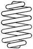 Пружина амортизатора передняя 997598 SACHS