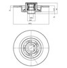 Задний дисковый тормоз BG9026RS DELPHI