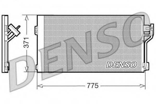 Конденсатор системы охлаждения DCN17050 DENSO