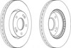 Тормоз дисковый передний DDF1619 FERODO