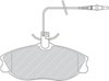 Колодки тормозные передние дисковые FDB1063 FERODO