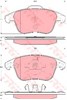 Тормозные колодки GDB1691 TRW