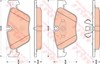 Колодки тормозные дисковые комплект GDB1810 TRW
